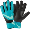 Вратарские перчатки детские Nike Goalkeeper Match бирюзово-черные CQ7795-356