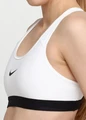 Топик женский Nike PRO CLASSIC BRA бело-черный 650831-100