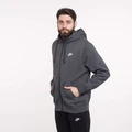 Толстовка Nike NSW CLUB HOODIE FZ BB темно-серая BV2645-071