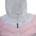 Куртка подростковая Nike NSW SYNTHETIC FILL JACKET серо-розово-белая CU9157-107