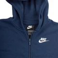 Толстовка подростковая Nike HOODIE FZ CLUB темно-синяя BV3699-410