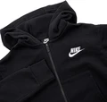 Толстовка подростковая Nike CLUB FLC FZ HOODIE LBR черная DC7118-010