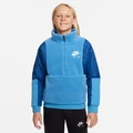 Толстовка подростковая Nike WINTERIZED AIR TOP синяя DJ5498-469