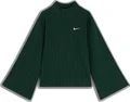 Жіночий гольф Nike JRSY RIB LS TOP зелений DM6399-397