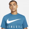 Футболка Nike DF TEE DB ATHLETE FS голубая DD8616-457