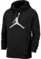 Толстовка Nike Jordan NFS JUMPMAN LOGO FLC PO черная DA6801-010
