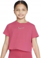 Футболка підліткова Nike TEE CROP DANCE PRNT рожева DQ5095-666