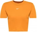 Футболка женская Nike ESSNTL TEE SLIM CRP LBR оранжевая DD1328-738