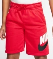 Шорты подростковые Nike CLUB + HBR SHORT FT красные CK0509-657