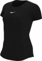 Футболка женская Nike ONE DF SS SLIM TOP черная DD0626-010
