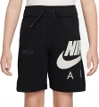 Шорти підліткові Nike B NSW NIKE AIR FT SHORT чорні DM8086-010
