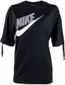 Футболка женская Nike W NSW SS TOP DNC черная DV0335-010