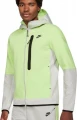 Толстовка Nike M NSW TCH FLC FZ WVN HOODE MIX светло-зелено-белая CZ9903-383
