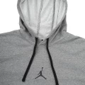 Толстовка Nike Jordan M J DF AIR FLC PO HOODIE светло-серая DA9860-091