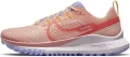 Кроссовки беговые  женские Nike REACT PEGASUS TRAIL 4 коралловые DJ6159-800