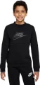 Світшот підлітковий Nike B NSW AMPLIFY CREW чорний DQ8819-010