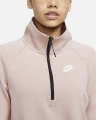 Реглан женский Nike W NSW TCH FLC QZ розовый DM6125-601