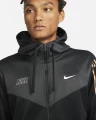 Толстовка Nike M NSW REPEAT SW PK FZ HOODY чорна DX2025-010