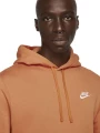 Толстовка Nike M NSW CLUB HOODIE PO BB оранжевая BV2654-808