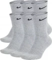 Носки утепленные Nike U NK EVERYDAY CUSH CRW 6PR 132 серые SX7666-064