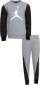 Спортивный костюм детский Nike JORDAN AIR SPECKLE FLC CREW SET серый 85B817-G5Q
