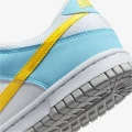 Кроссовки детские Nike DUNK LOW GS бело-голубые DX3382-400