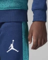 Спортивный костюм подростковый Nike JORDAN JDB AIR SPECKLE FZ FLC SET бирюзовый 85B818-U41