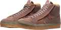 Кроссовки Nike SB ZOOM BLAZER MID PRM PLUS коричневые DV5468-200