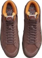 Кроссовки Nike SB ZOOM BLAZER MID PRM PLUS коричневые DV5468-200