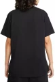 Футболка жіноча Nike W NSW ESSNTL TEE BF LBR чорна DN5697-010