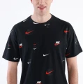 Футболка Nike M NSW TEE M90 12MO LBR AOP черная DZ2991-010