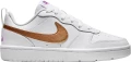 Кроссовки детские Nike COURT BOROUGH LOW 2 SE (GS) белые DQ5979-100