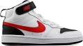 Кроссовки детские Nike COURT BOROUGH MID 2 (PSV) бело-черно-красные CD7783-110