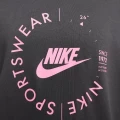 Свитшот женский Nike W NSW FLC OS CREW PRNT SU серый FD4234-060
