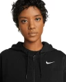 Толстовка жіноча Nike W NSW JRSY OS FZ HOODIE чорна DM6415-010