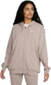 Толстовка женская Nike W NSW JRSY OS FZ HOODIE бежевая DM6415-272
