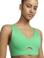 Топ жіночий Nike W NK DF INDY PLUNGE CUTOUT BRA зелений DV9837-363