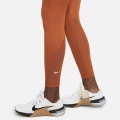 Лосины женские Nike W NK ONE DF MR 7/8 TGT оранжевые DD0249-246