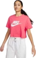 Футболка жіноча Nike W NSW TEE ESSNTL CRP ICN FTR рожева BV6175-894