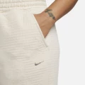 Спортивные штаны женские Nike W NY LUXE FLEECE BOTTOM бежевые DX5797-126