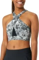 Топ жіночий Nike W NK DF SWSH WRAP BRA AOP чорно-білий DX1778-010