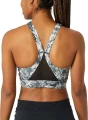 Топ жіночий Nike W NK DF SWSH WRAP BRA AOP чорно-білий DX1778-010