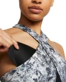 Топ жіночий Nike W NK DF SWSH WRAP BRA AOP чорно-білий DX1778-010