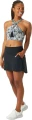 Топ жіночий Nike W NK DF SWSH WRAP BRA AOP чорно-білий DX1778-010