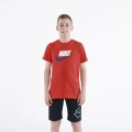 Футболка підліткова Nike K NSW TEE FUTURA ICON TD червона AR5252-659