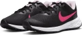 Кросівки бігові дитячі Nike REVOLUTION 6 NN (GS) чорно-рожеві DD1096-007