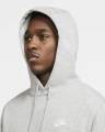 Худи Nike CLUB HOODIE PO FT серое CZ7857-063