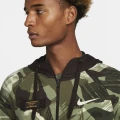 Толстовка Nike M NK DF FLC HD FZ CAMO коричнева DQ4790-220