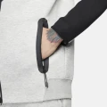 Толстовка Nike M NK TCH FLC FZ WR HOODIE сіро-чорна FB7921-064