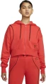 Толстовка жіноча Nike W NSW AIR FLC HD FZ червона DQ6579-696